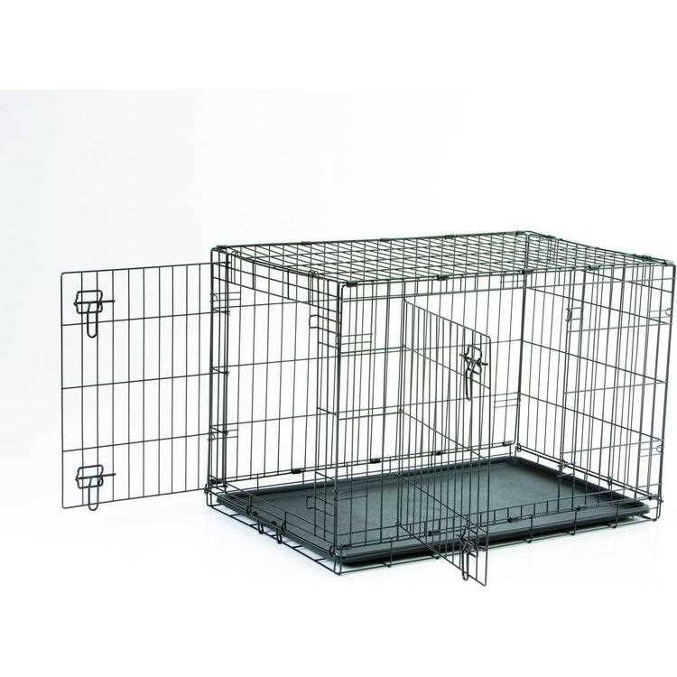 118cm Savic Dog Cottage Crate Black