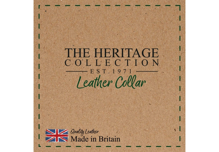 Ancol Heritage Leather Sewn Half Lined Collar Red - Image 3