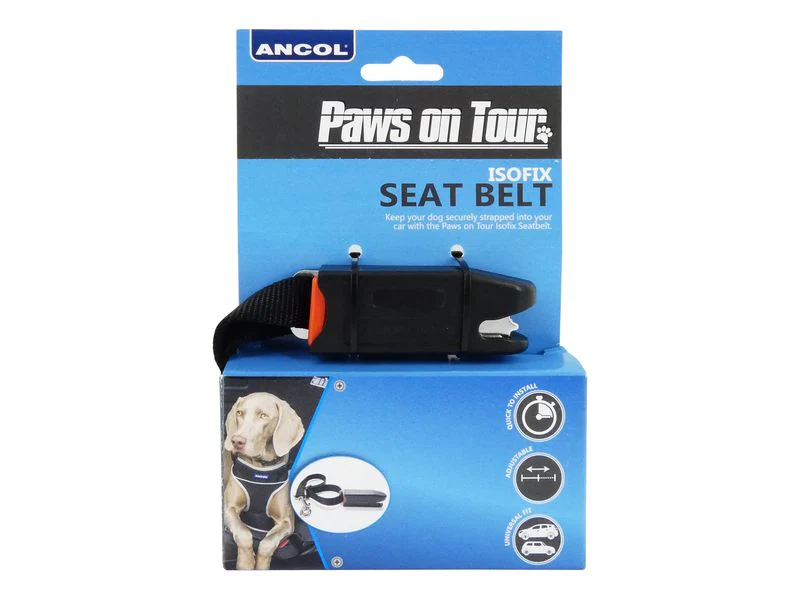 Ancol Paws on Tour Isofix Seatbelt Restraint