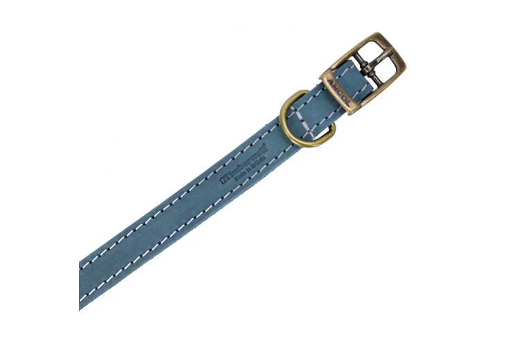 Ancol Timberwolf Leather Collar Blue - Image 5