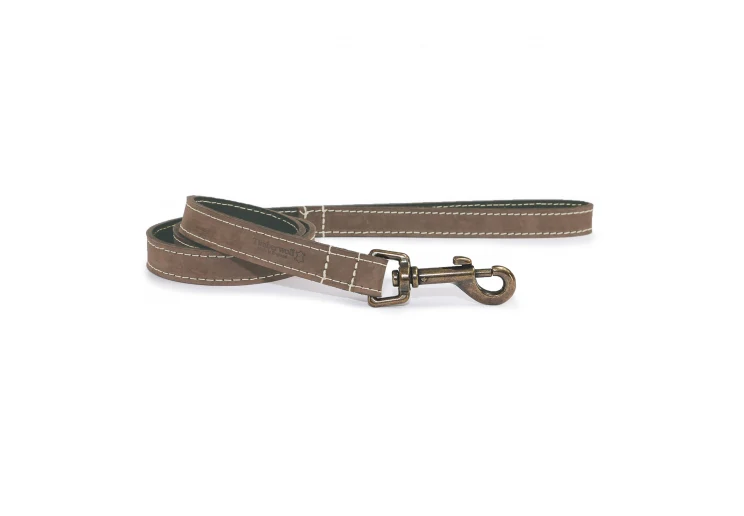 Ancol Timberwolf Leather Lead Sable 1mx19mm