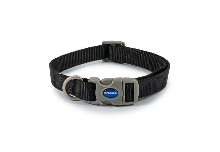 Ancol Viva Adjustable Collar Black