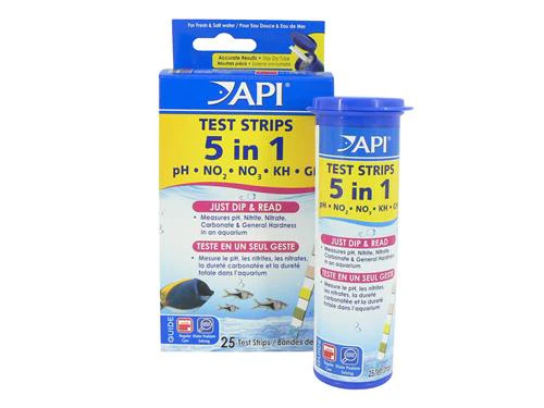 API 5 in 1 Test Strips - 25 strips - Image 2