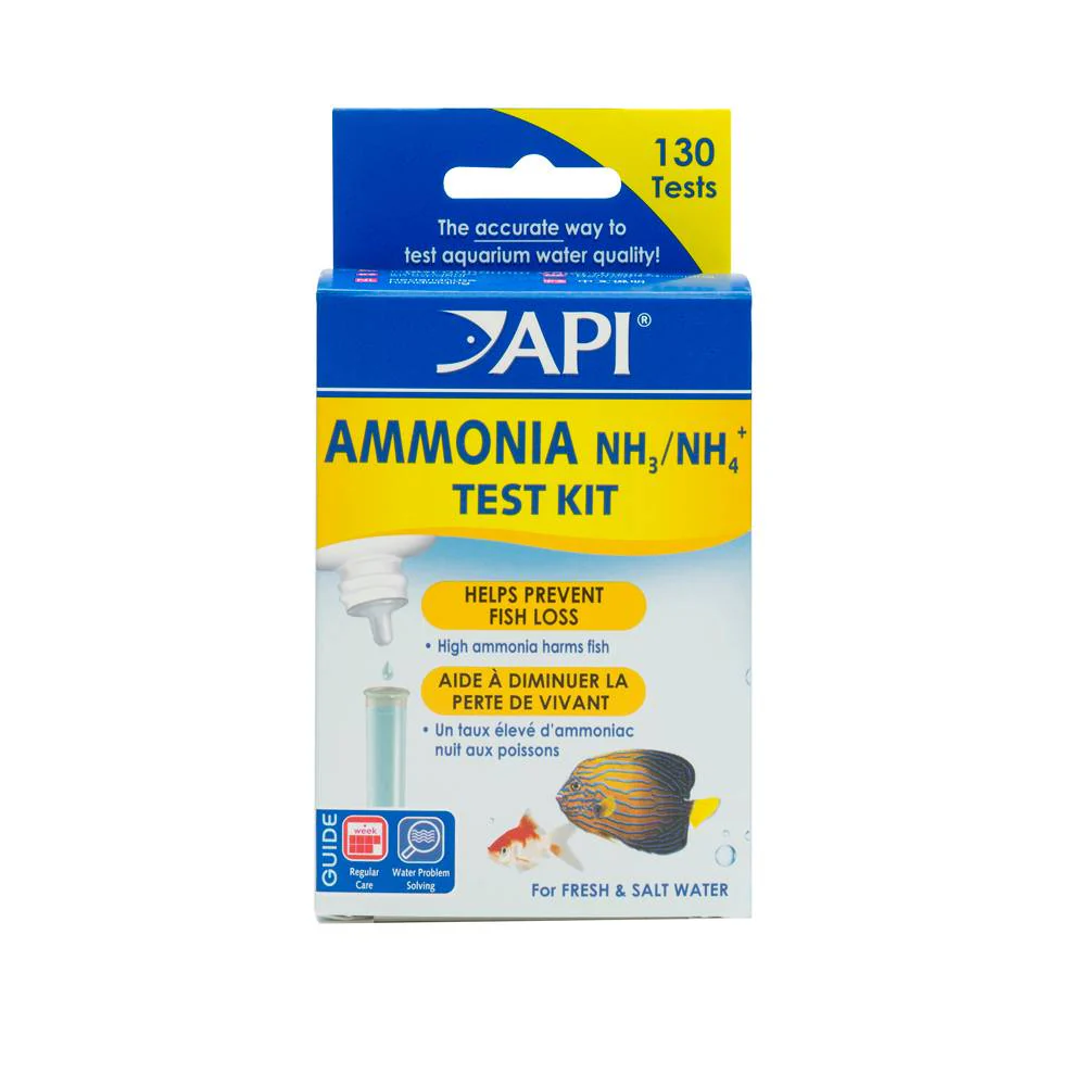 API Ammonia Liquid Test Kit - 130 Tests