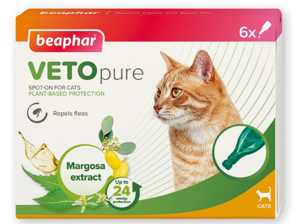 Beaphar Vetopure Natural Spot On For Cats