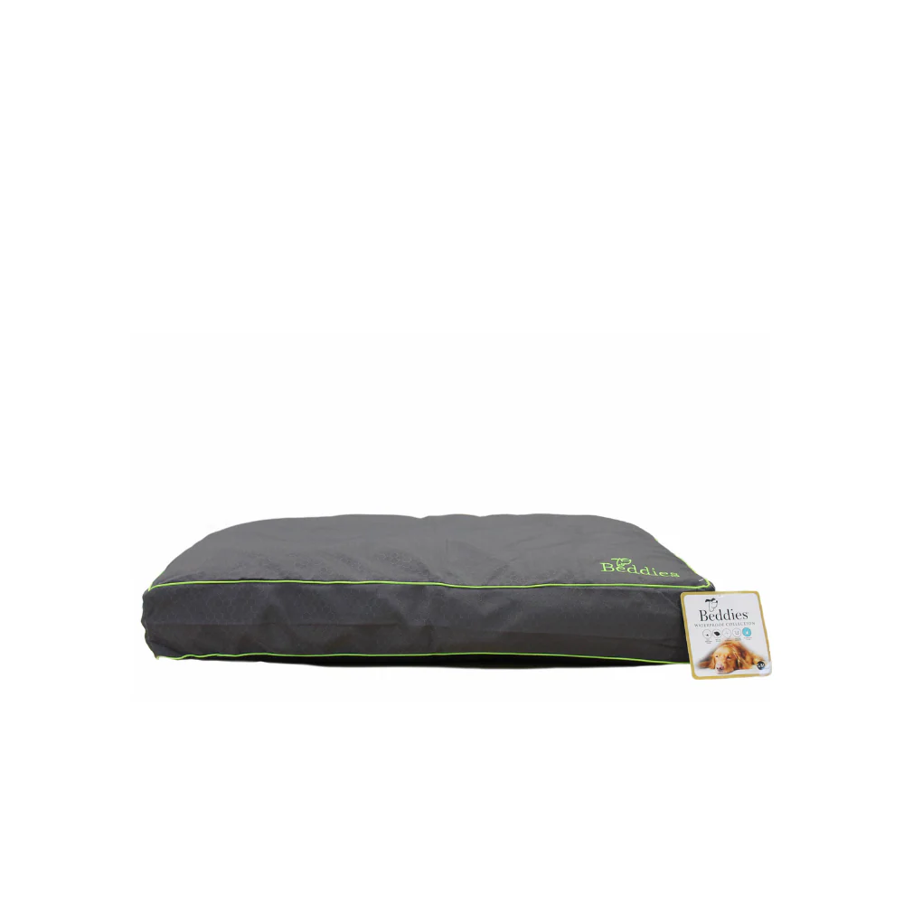 Beddies Waterproof Dog Mattress -  Charcoal/Lime - Image 2