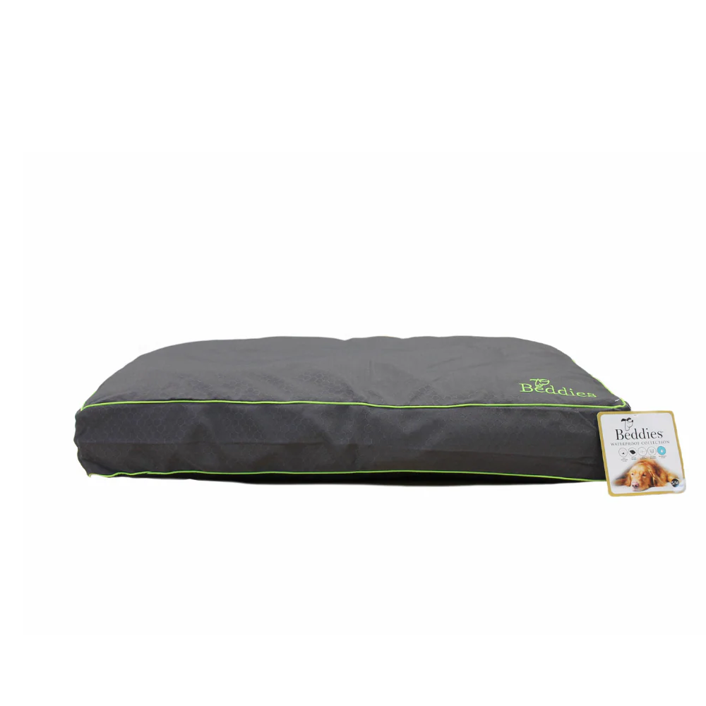 Beddies Waterproof Dog Mattress -  Charcoal/Lime - Image 4