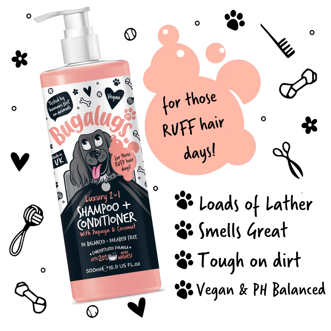 Bugalugs Luxury 2 in 1 Dog Shampoo & Conditioner - Image 3