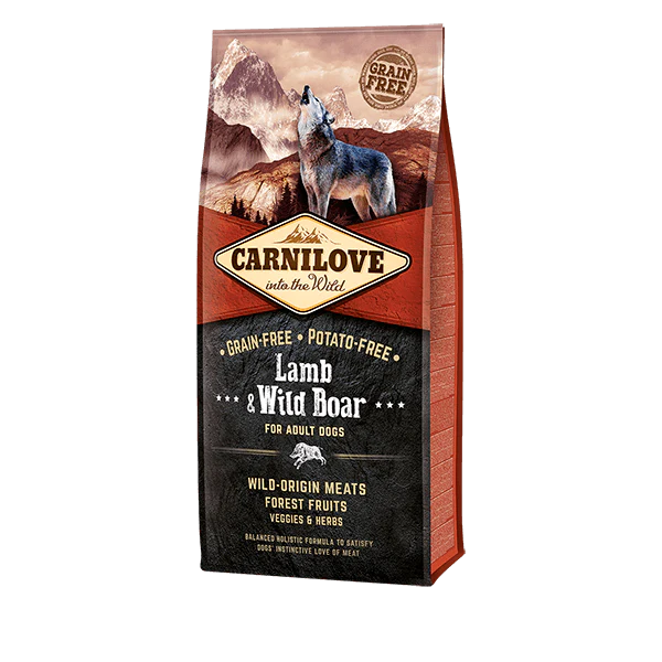 Carnilove Lamb & Wild Boar Adult dog food 12kg