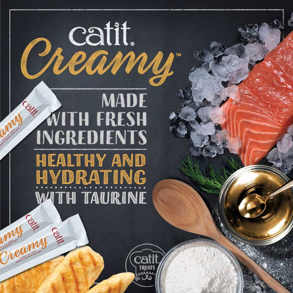 Catit Creamy Lickable Cat Treats - Tuna - Image 2