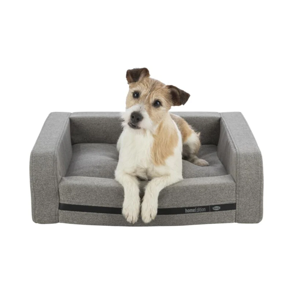 Citystyle Square Pet Sofa, 90 x 70 cm - Light Grey - Image 2