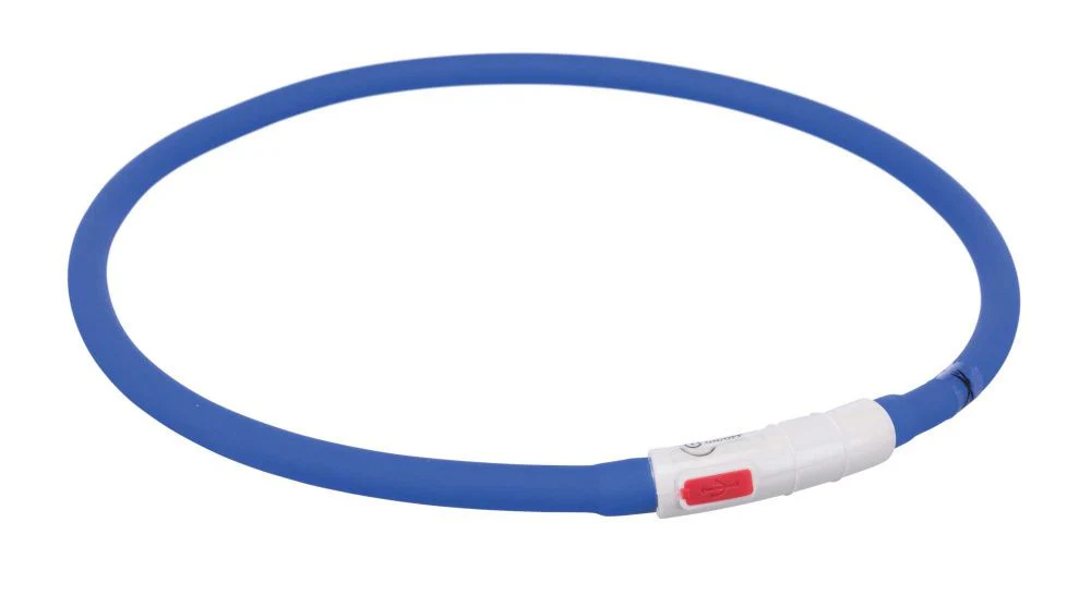 Dog Flashlight Collar USB Ring (Blue) - Image 2