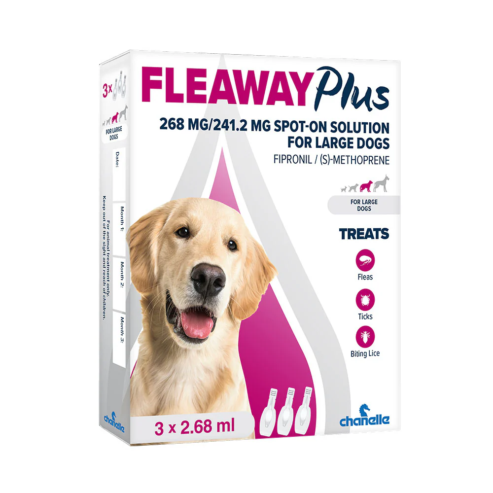 Fleaway Plus Flea Treatment for Large Dogs (20-40kg) - Image 2