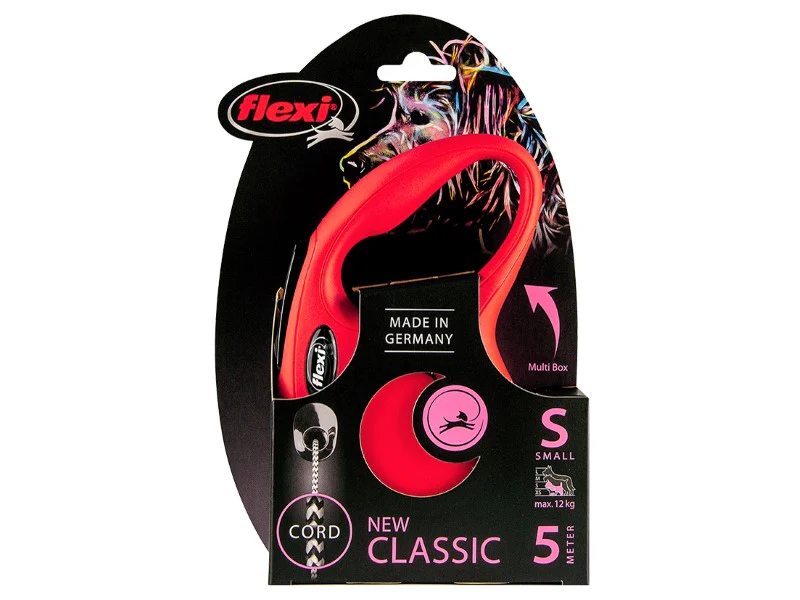 Flexi 5m Classic Cord Small Red - Image 2