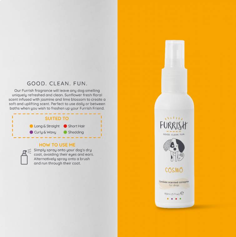Furrish Unisex Cosmo Cologne For Dogs 150ml - Image 2