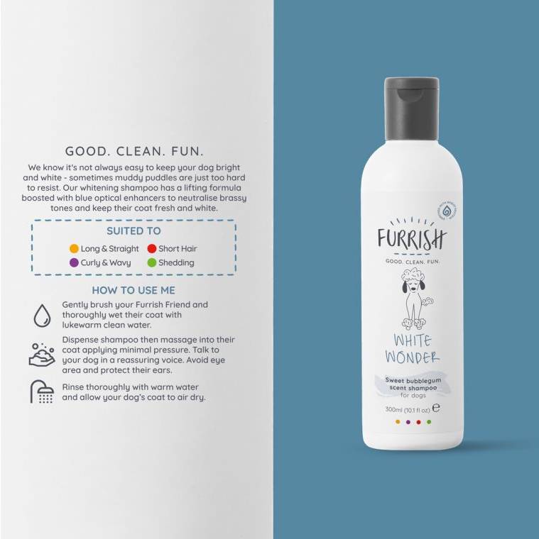 Furrish White Wonder Dog Shampoo 300ml - Image 2