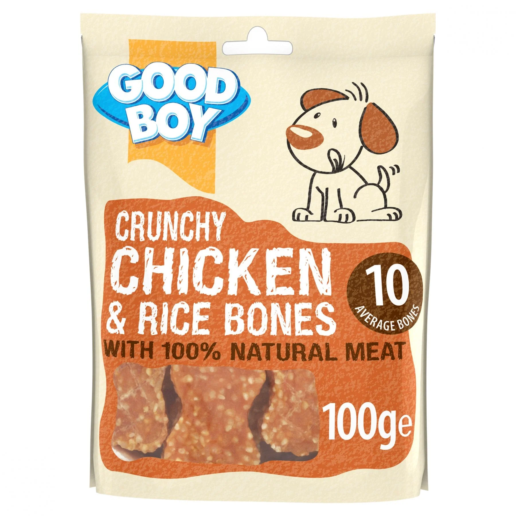 Good Boy Chicken Rice & Bones 100g Dog Treat