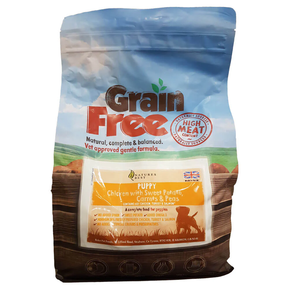Natures Best Grain Free Puppy Dog Food Chicken & Sweet Potato