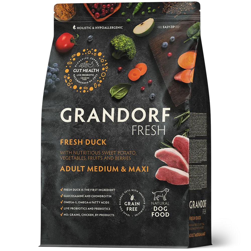 Grandorf Grain Free Duck For Medium and Maxi Breeds
