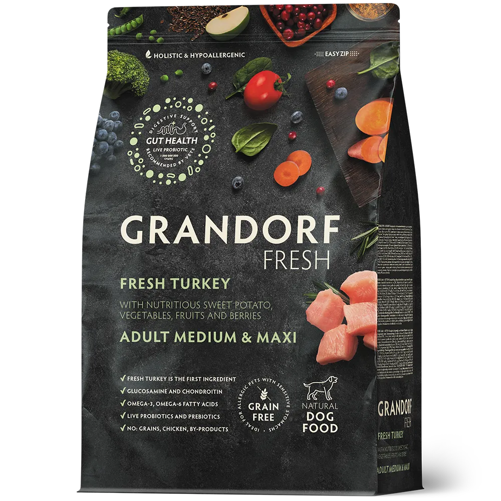 Grandorf Grain Free Turkey For Medium and Maxi Breeds