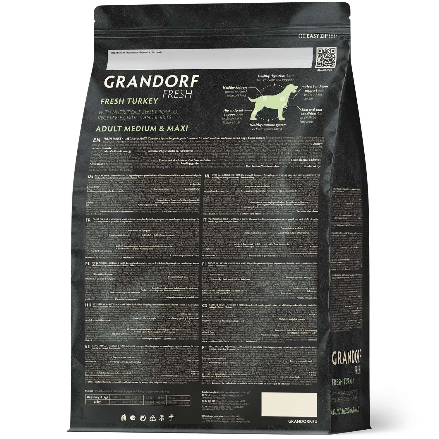 Grandorf Grain Free Turkey For Medium and Maxi Breeds - Image 2