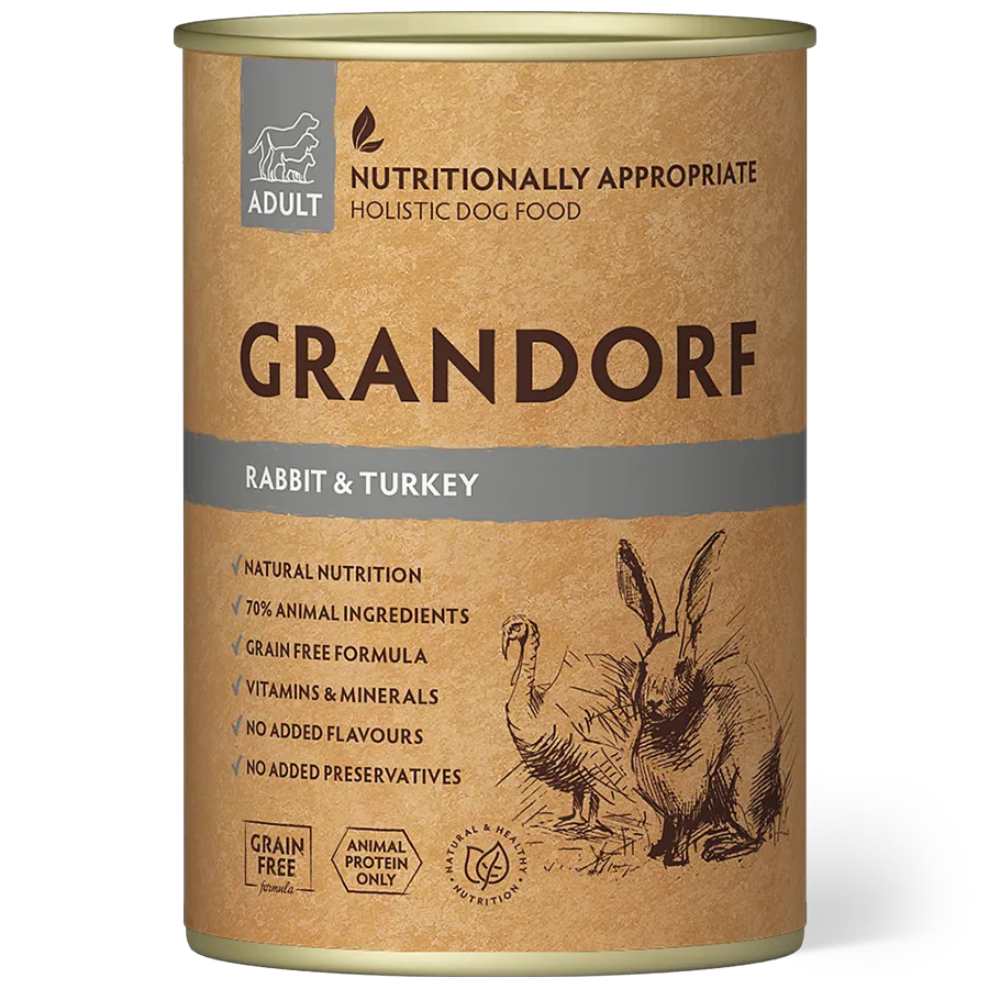 Grandorf Adult Rabbit and Turkey 400g