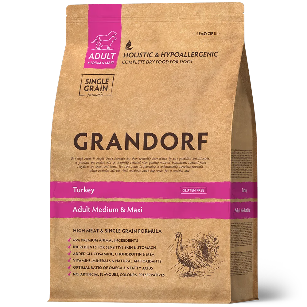 Grandorf Turkey For Medium and Large Breed Dogs