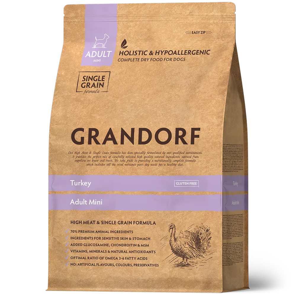 Grandorf Turkey for Small Breed Adult Dogs