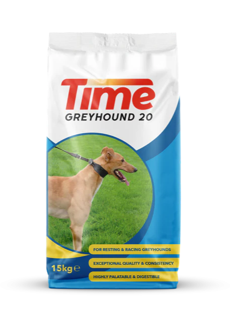 Time Greyhound 20 Dog Food 15kg (formerly Gain Greyhound 20)