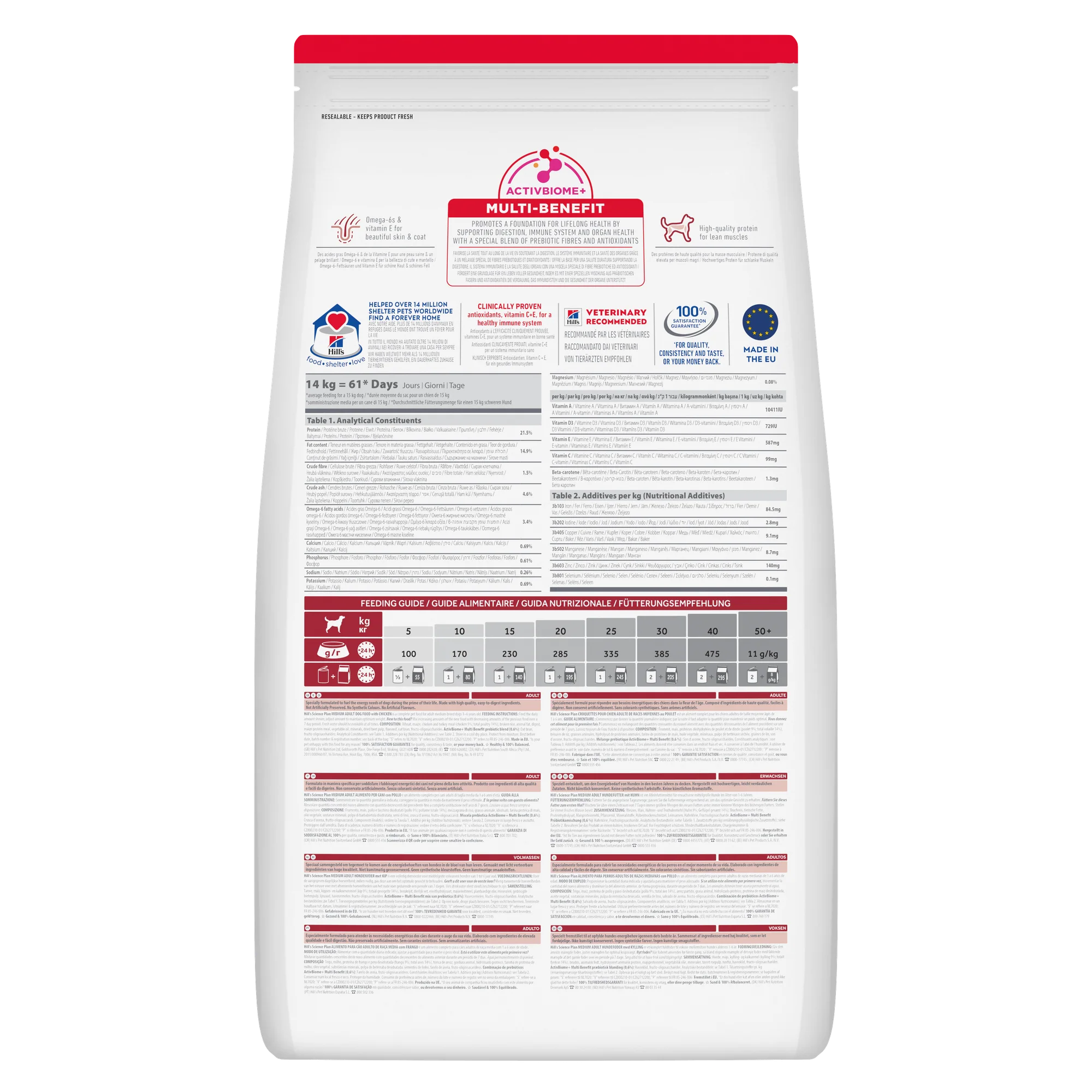 Hills Science Plan Medium Adult Dog Food with Chicken - Image 3