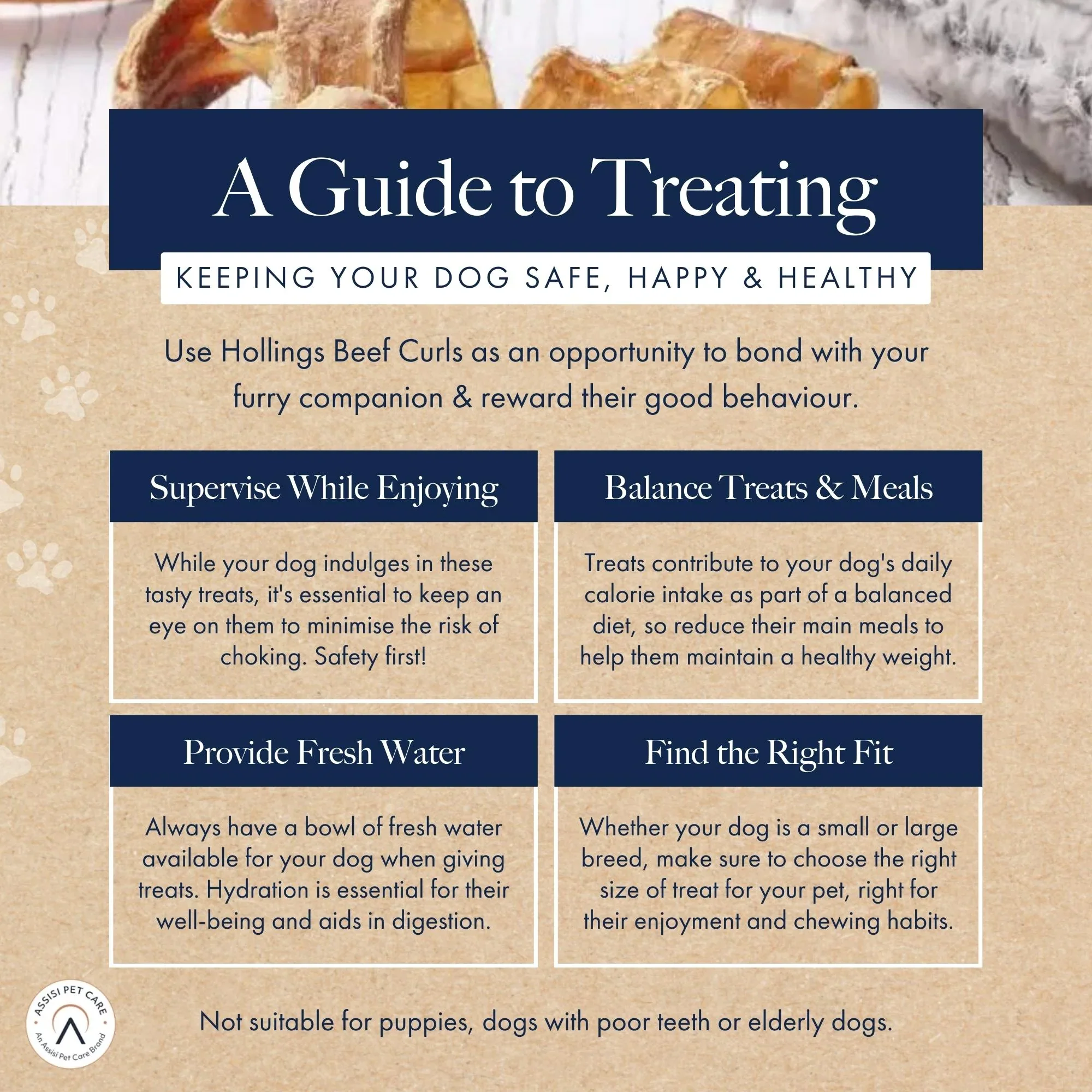Hollings Beef Curls Dog Treats 100g - Image 4