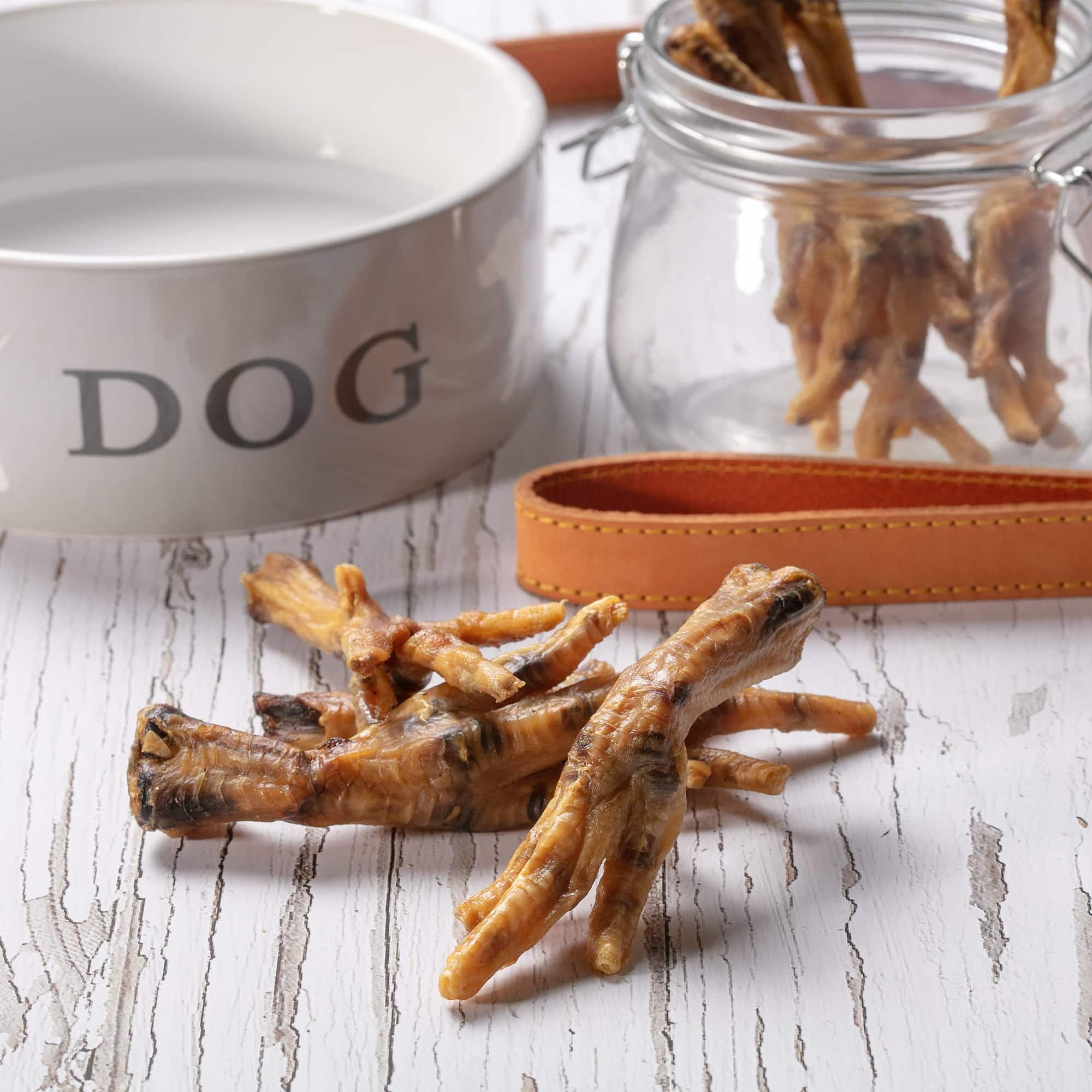 Hollings Chicken Feet Dog Treats 100g - Image 3
