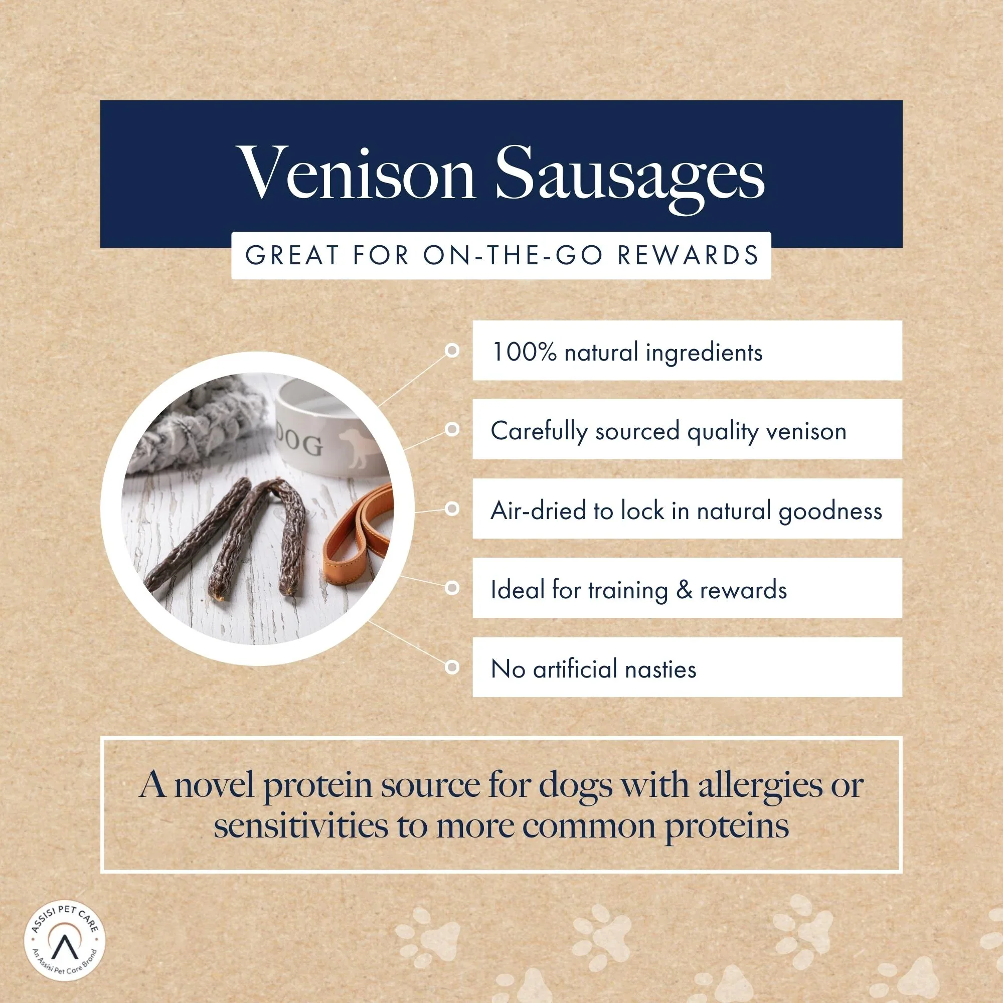 Hollings Sausage Venison 3 pack - Image 2