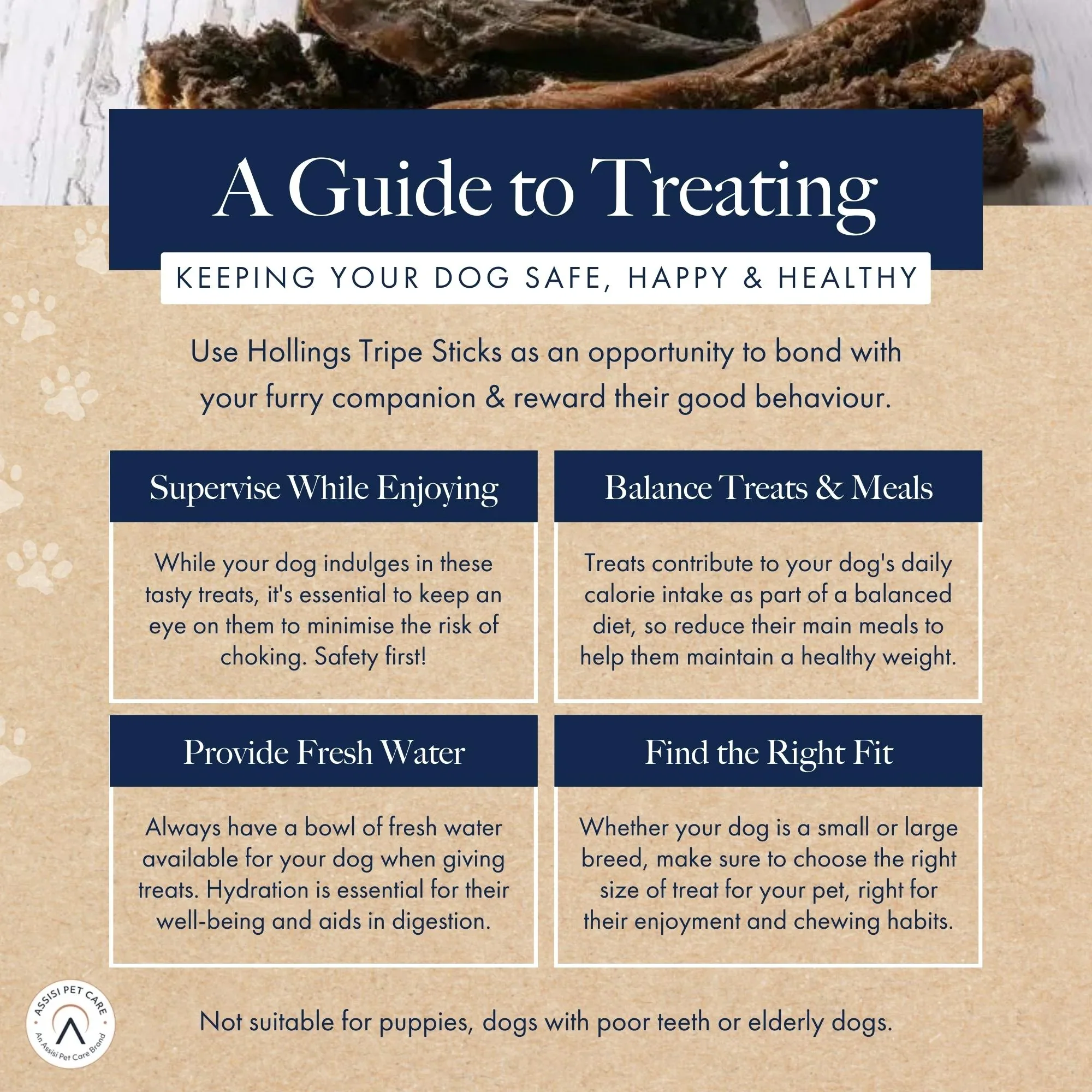 Hollings Tripe Sticks Dog Treats 100g - Image 4