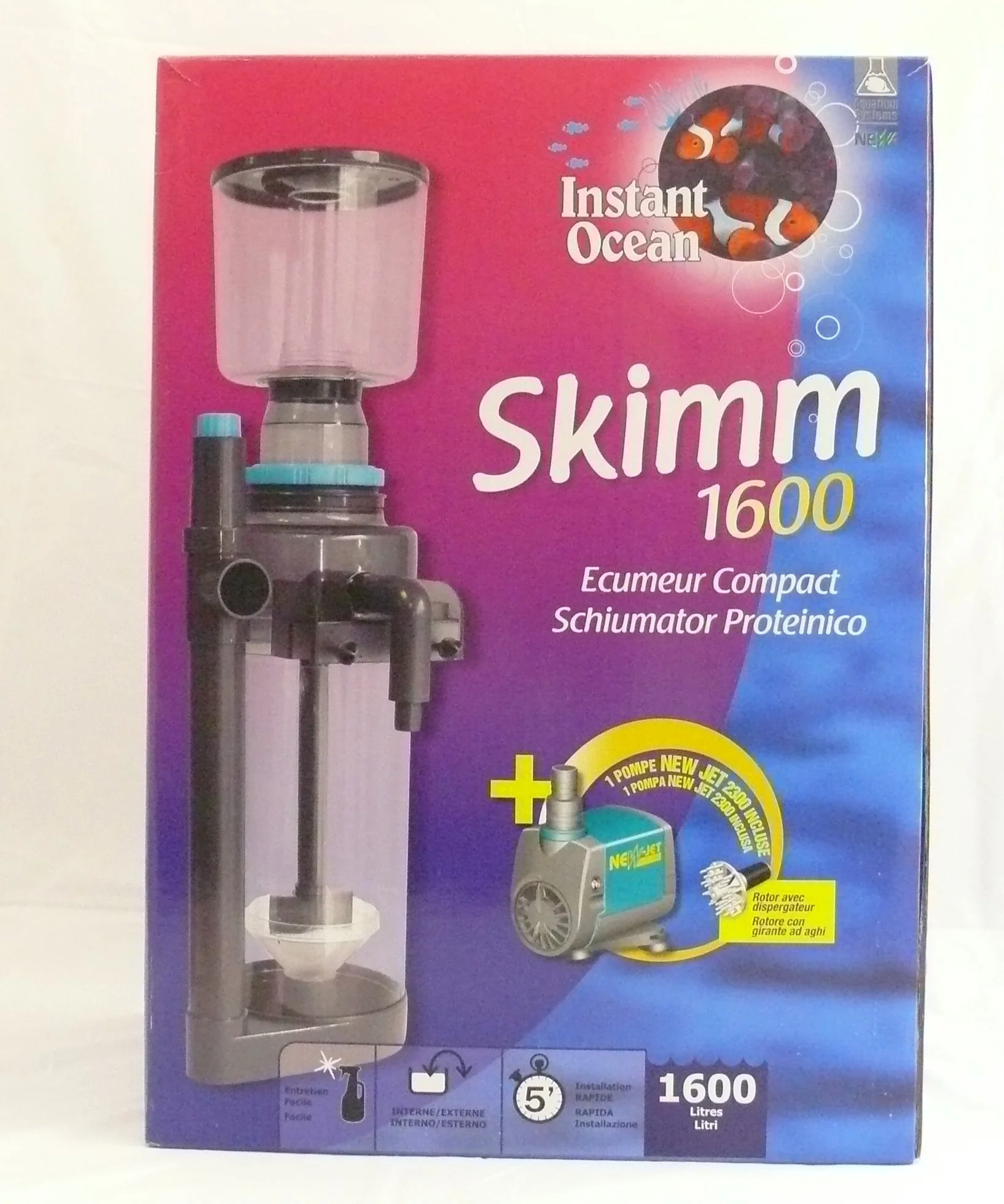 Instant ocean protein skimmer 1600