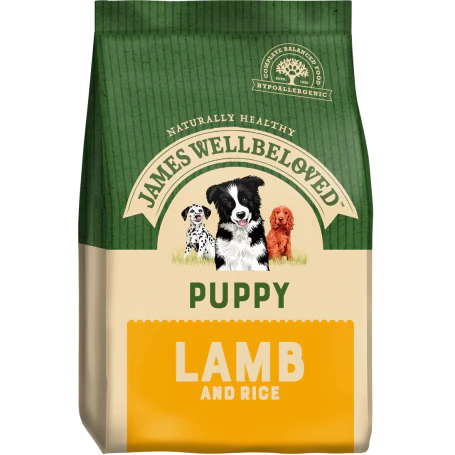 James Wellbeloved Puppy Lamb & Rice dog food 2kg