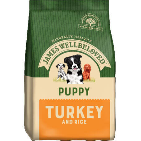 James Wellbeloved Puppy Turkey & Rice Dog Food 2kg