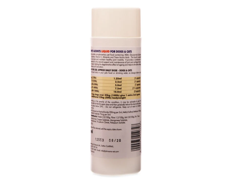 Johnsons 4-Joints Mobility Liquid 100ml - Image 2