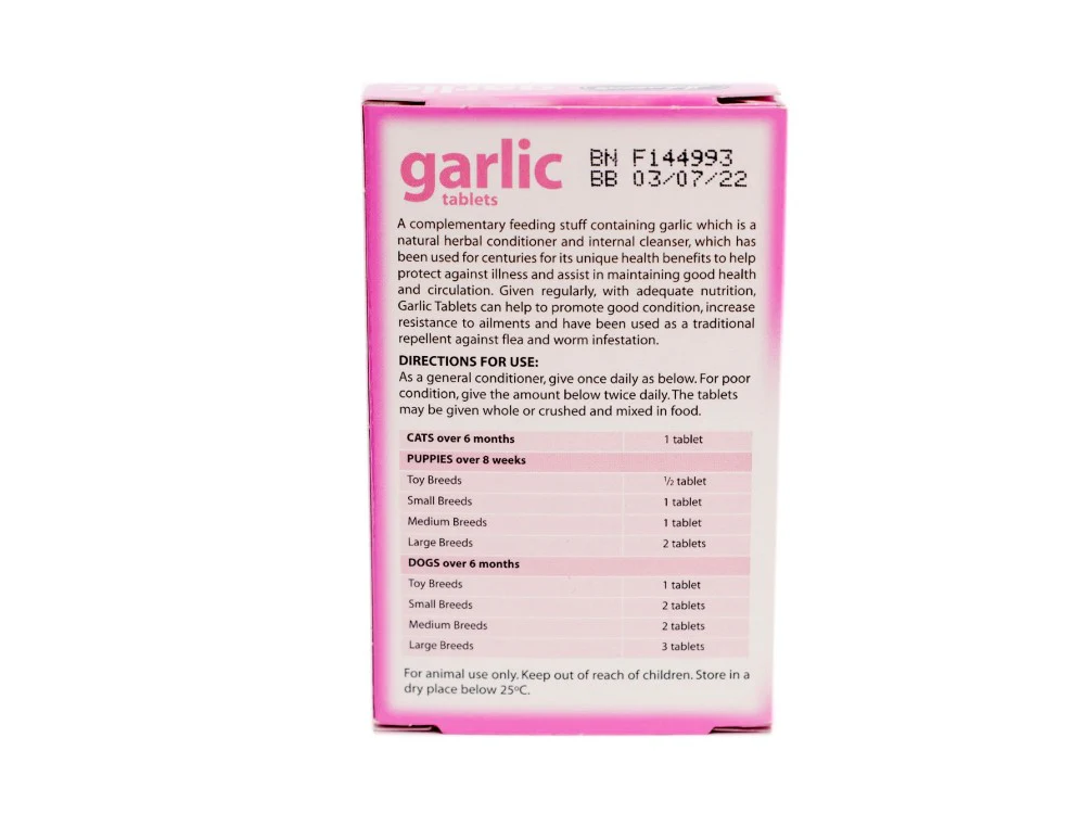 Johnsons Garlic Tablets 40 Pack - Image 2