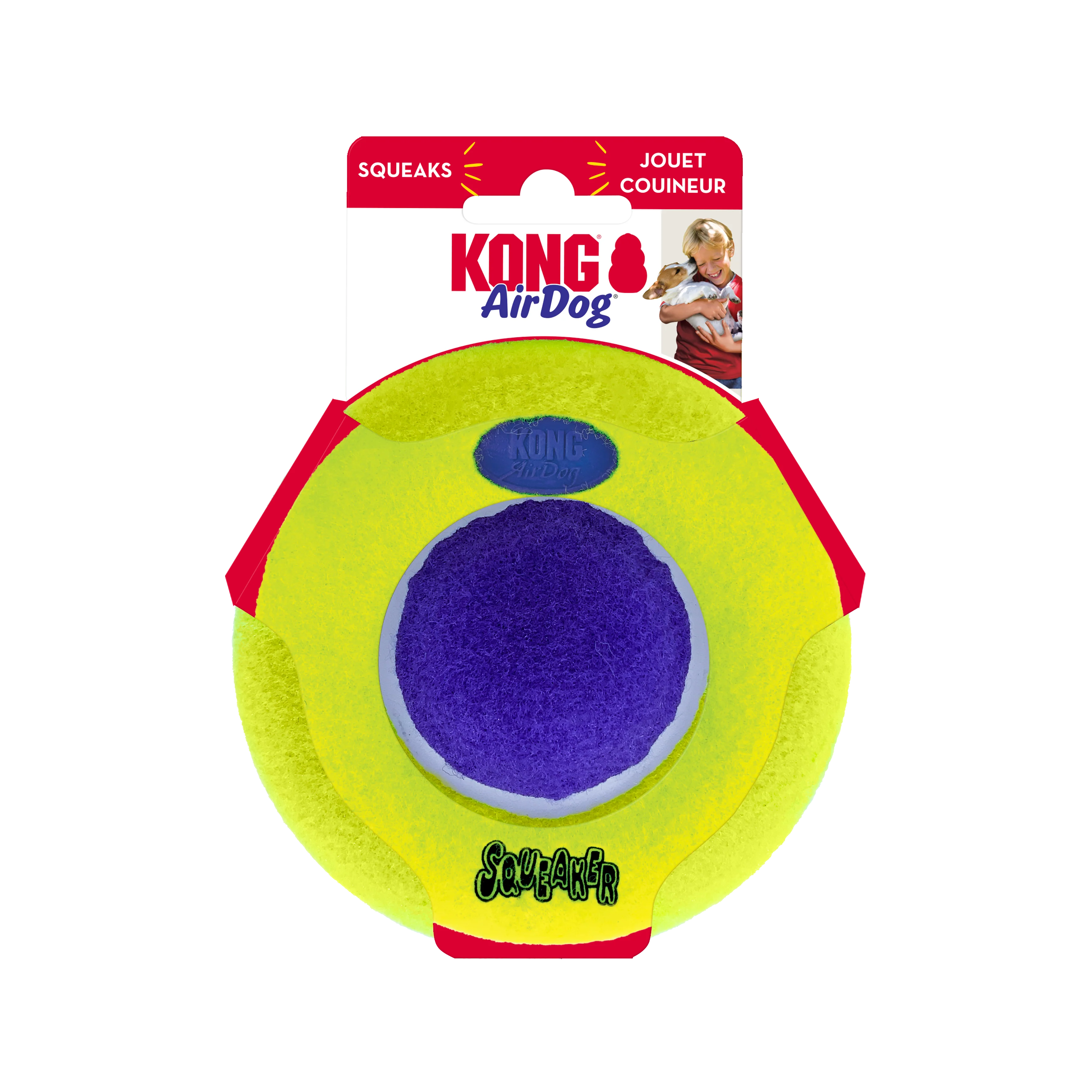 KONG Air Dog Squeaker Saucer Med/Large