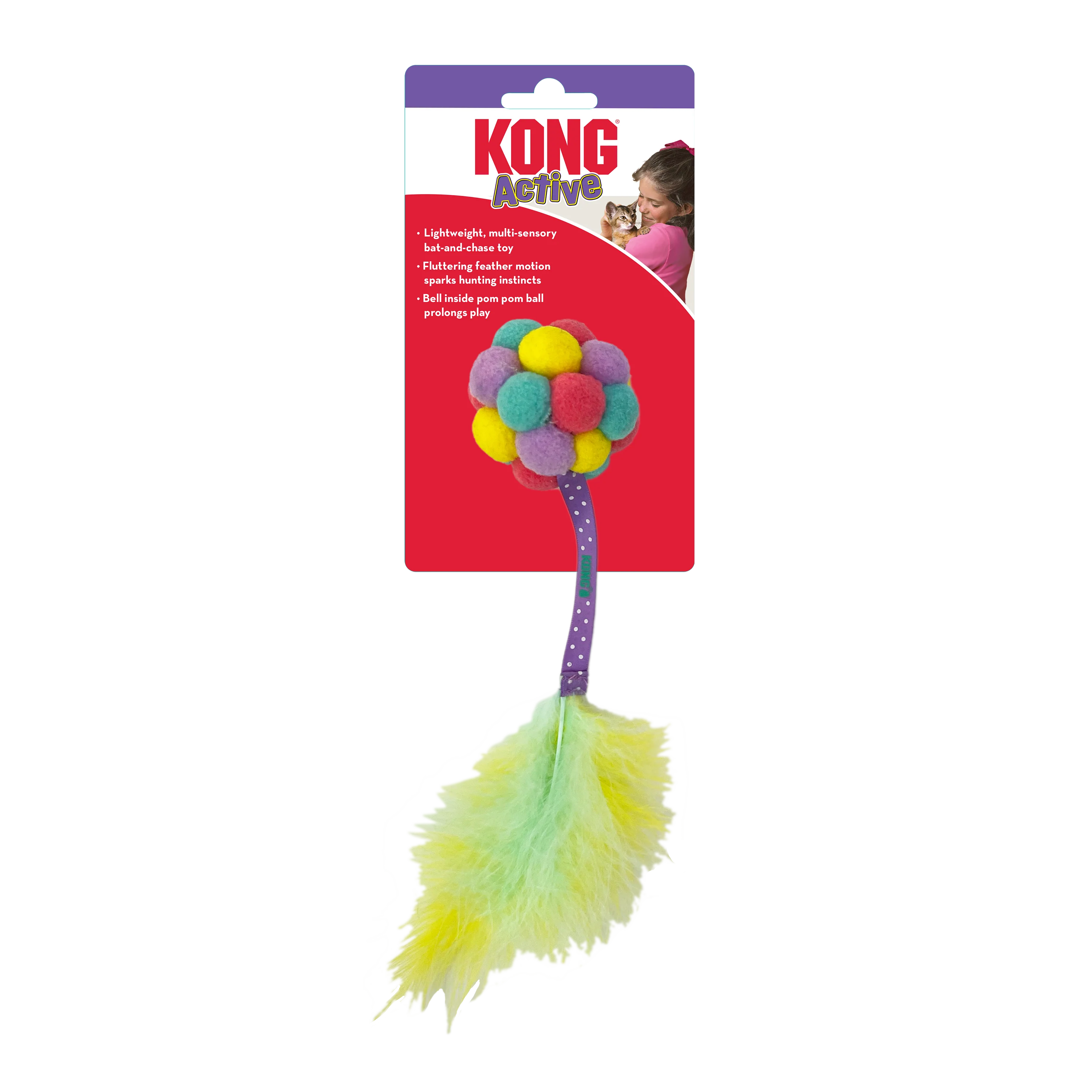 KONG  Cat Active Bubble Ball - Image 2