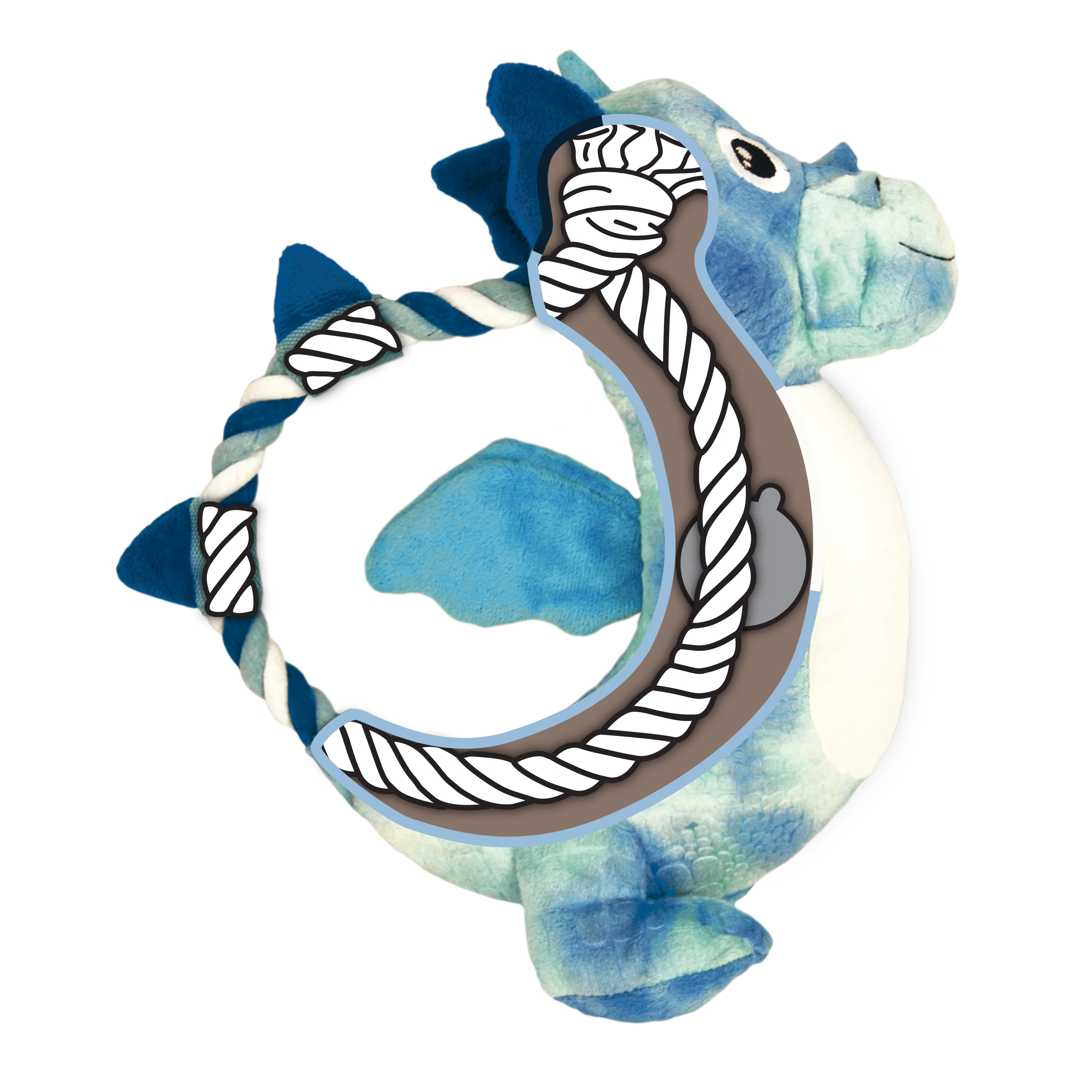 KONG Dragon Knots Assorted - Image 2