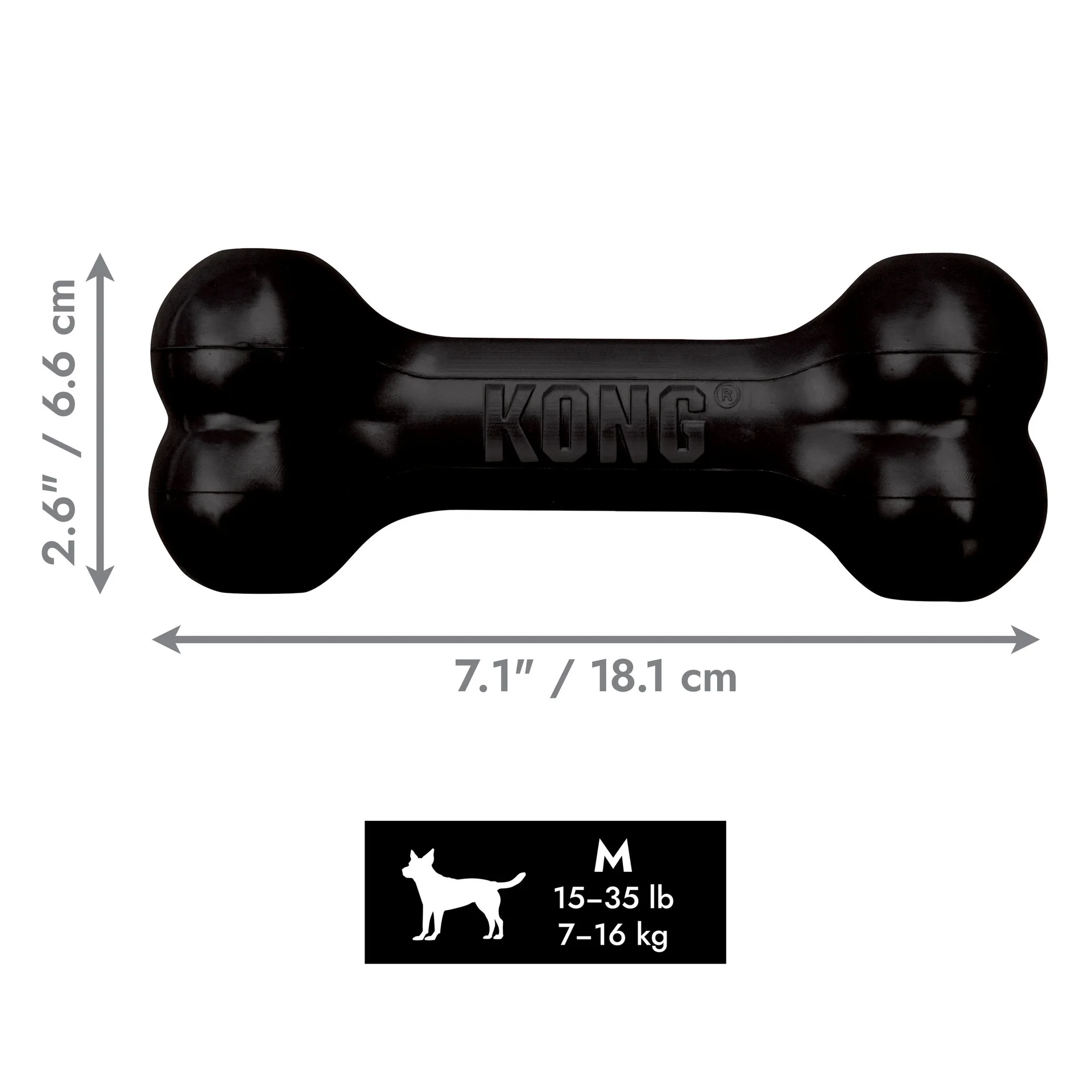 KONG Extreme Goodie Bone