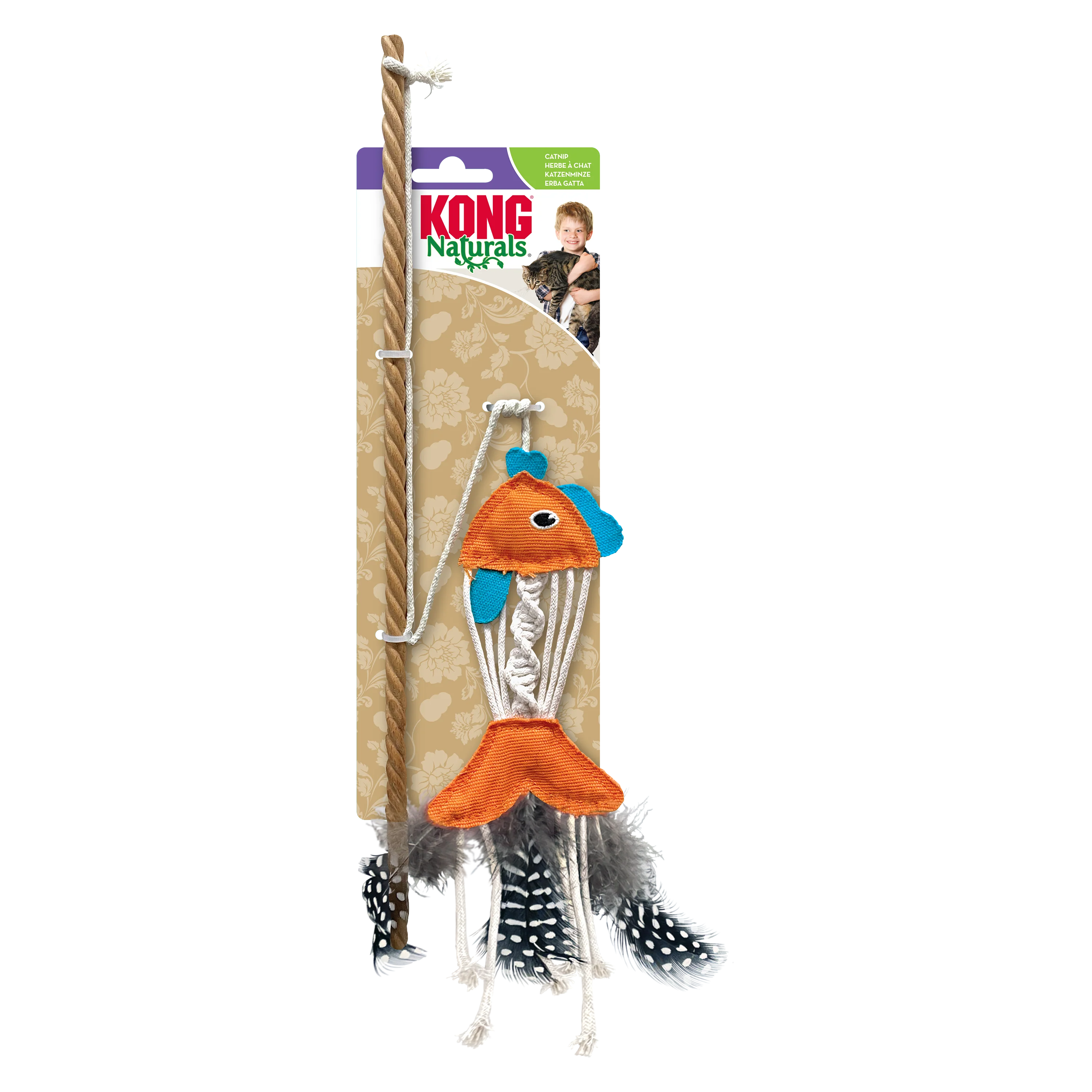 KONG Naturals Teaser Fish