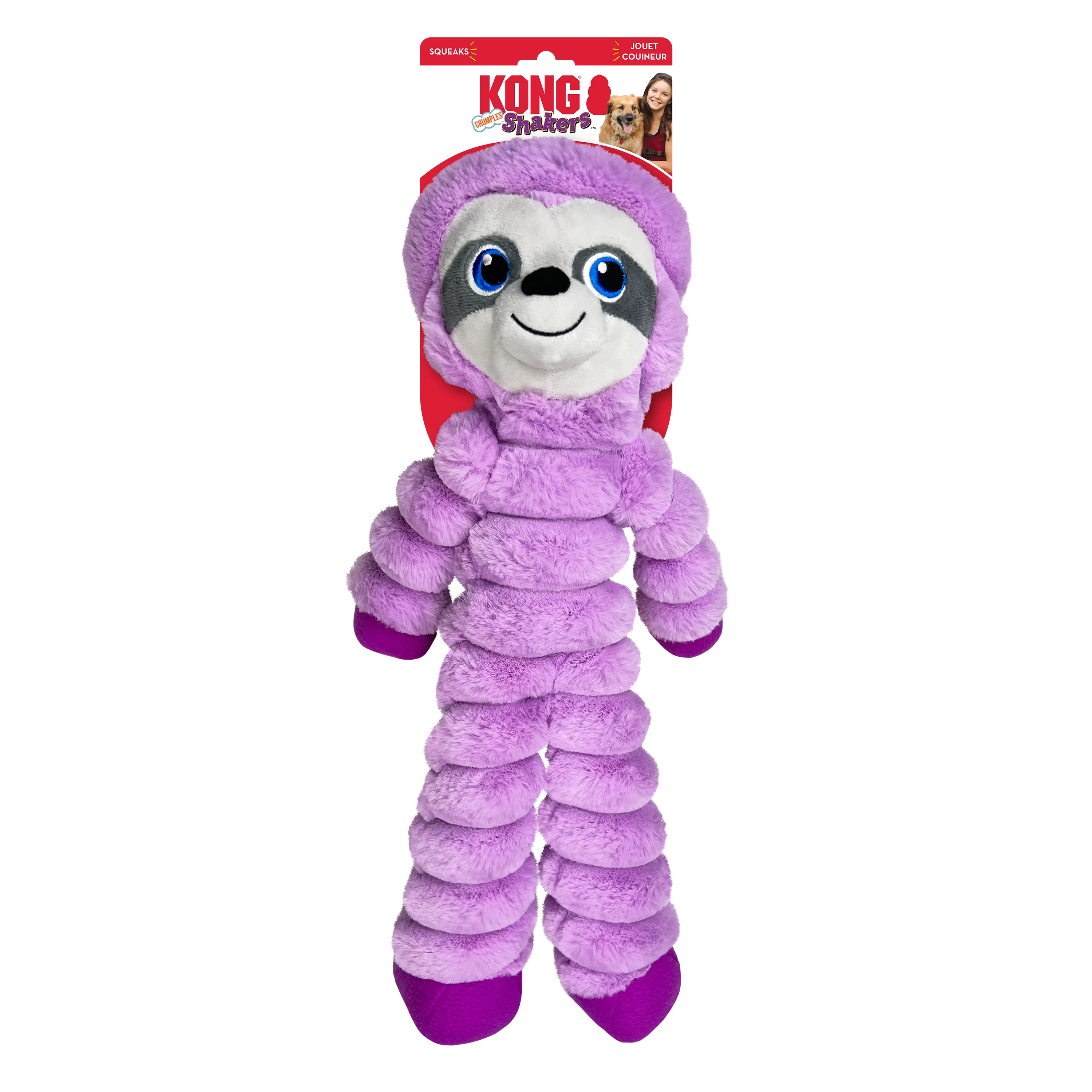 KONG Shakers Crumples Sloth XL