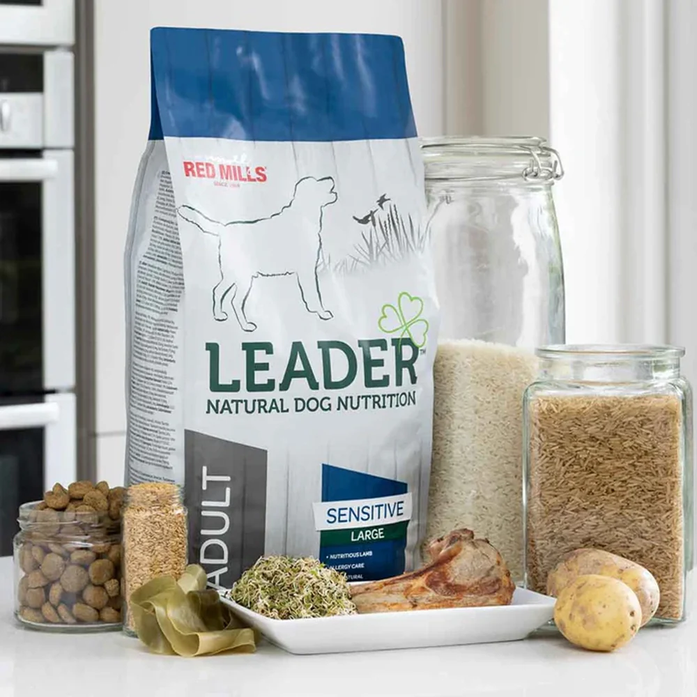 Leader Adult Sensitive Large Breed Dog Food - Lamb 12kg - Image 2