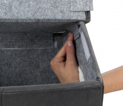 Livia Pet Cave for Cats and Dogs – Dark Grey - Image 10