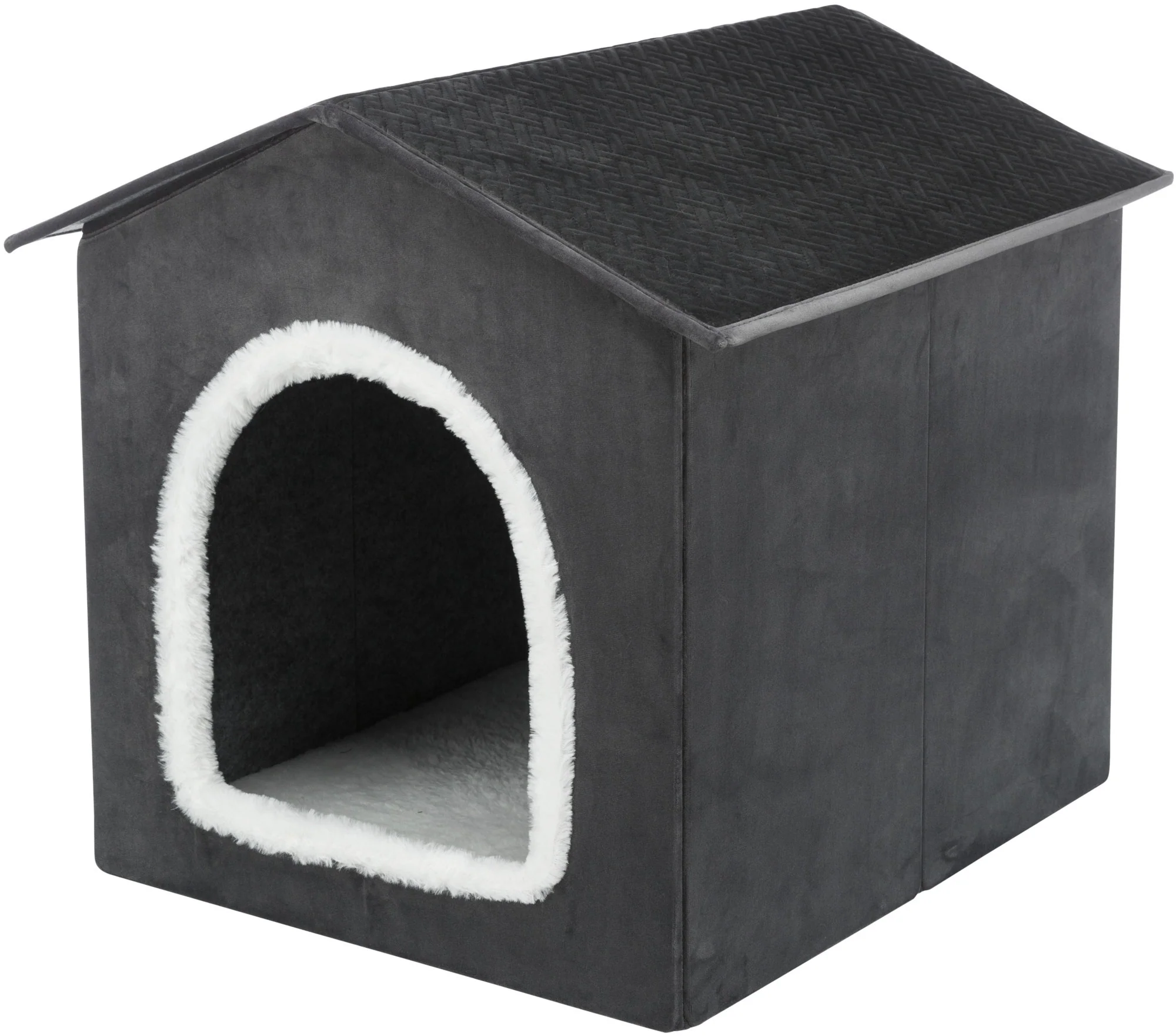 Livia Pet Cave for Cats and Dogs – Dark Grey - Image 12