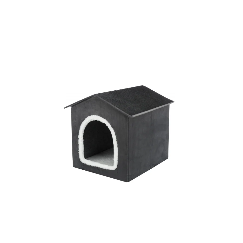 Livia Pet Cave for Cats and Dogs – Dark Grey - Image 3