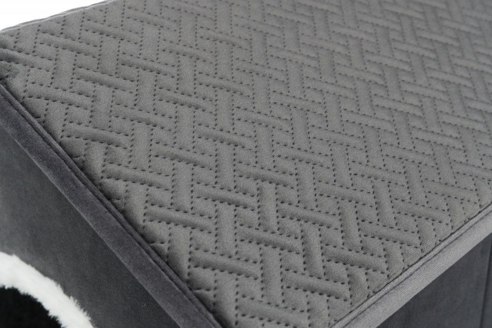 Livia Pet Cave for Cats and Dogs – Dark Grey - Image 4
